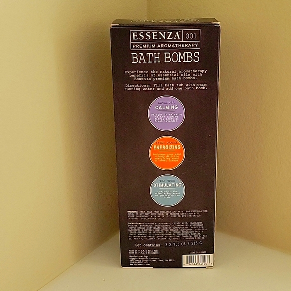 ESSENZA🛁💣BATH BOMBS, PREMIUM AROMATHERAPY (Set #001) - Picture 3 of 6